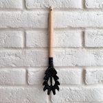 چنگال پاستا دسته چوبی سری سیلیکونی